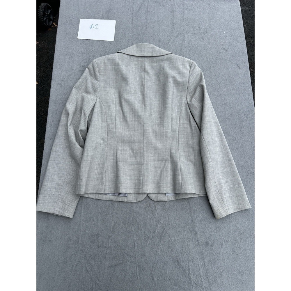 Pendleton Petite Wool Blazer Women's 10P Gray Stretch Virgin Wool Career - Picture 2 of 9